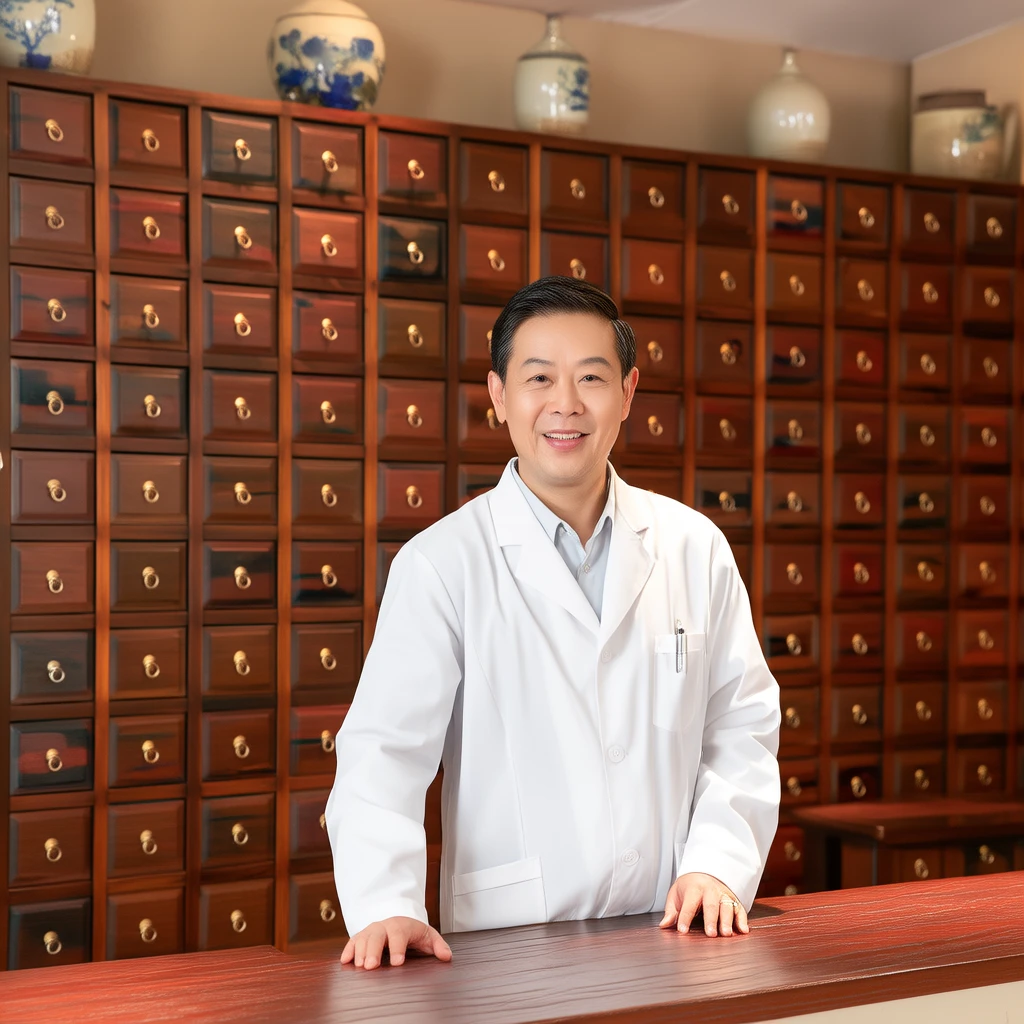 藥師在藥局櫃檯提供諮詢服務，專業又親切